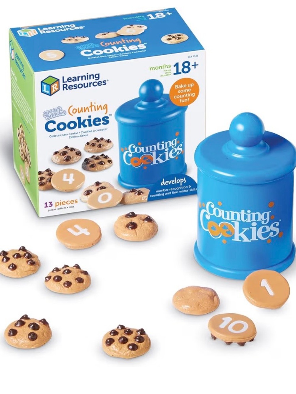 Counting Cookies Toy Jar